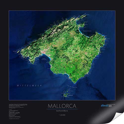 Majorca Map from Albedo39.
