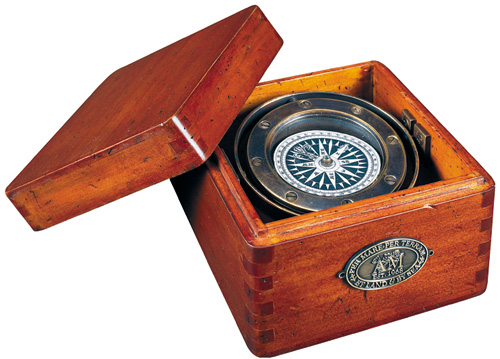Antique Lifeboat Compass from AM.