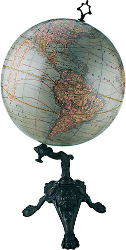 Art Nouveau Globe Chicago 1887 (reproduction) from AM.