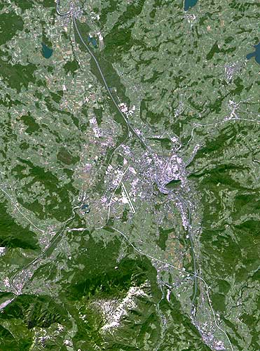 Salzburg Map from Planet Observer.