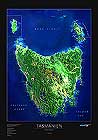 Tasmanien Karte von Albedo39.