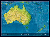 Carte d'Australie. Cliquez sur l'image pour voir la fiche dtaille de l'article.