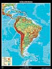 South America Map from Klett-Perthes.