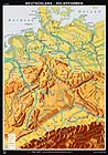 Carte d'Allemagne de Klett-Perthes.