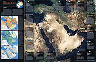 Carte de l'Iraq et du Moyen-Orient. Cliquez sur l'image pour voir la fiche dtaille de l'article.