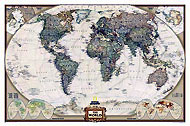 Weltkarte aus der “Executive” Serie (in 3 Teile). Bitte Bild klicken um die Artikelseite zu sehen.