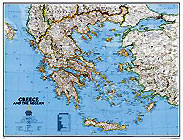 Laminierte Variante des Artikels: Griechenland Karte (ref. 0-7922-8652-9)