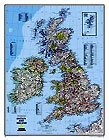 Papier Variante des Artikels: England und Irland Karte (ref. 0-7922-5023-0)