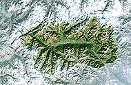 Valle D'Aosta Karte von Planet Observer.