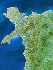 North West Wales Karte. Bitte Bild klicken um die Artikelseite zu sehen.