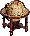 Globus antik Mercator von 1541 (Reproduktion). Bitte Bild klicken um die Artikelseite zu sehen.