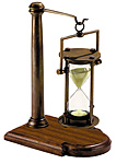 Bronzed 30 Minute Hourglass on Stand. Please click the image to see the item sheet.