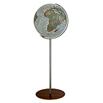 Variant of the Duo Azzurro World Globe with a cartography Alba