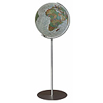 Variant of the Duo Alba World Globe with a base in metal