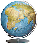 Variante de l'article Globe Terrestre Duorama avec un support en mtal