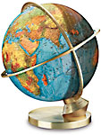 Variante des Artikels Planet Erde Globus mit einem Fu aus Messing