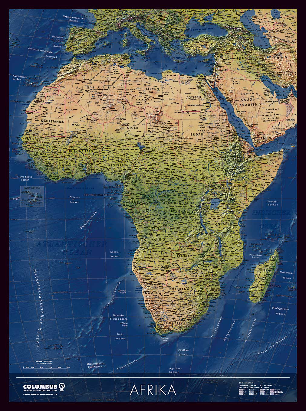 Afrika Europa Karte
