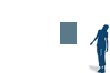 Relative dimensions of the object compared to a person of 1,70m (67"). Small objects are on a table.