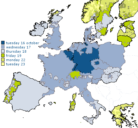 Delivery date of the Royal Globe