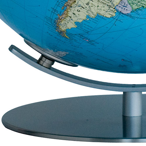 Globe terrestre Duo Azzurro Ø40 cm avec pied en métal de 118 cm