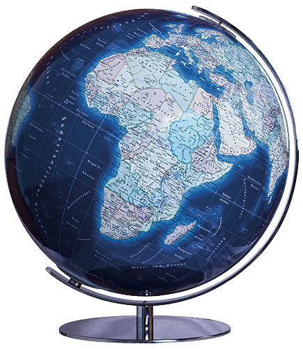 Duo Azzurro World Globe from Columbus.