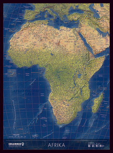 Carte d′Afrique de Columbus.