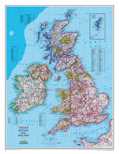 carte angleterre irlande