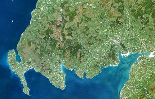 Dumfries & Galloway Map from Planet Observer.