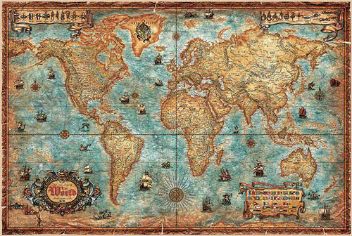 Carte du Monde de Ray & Co..