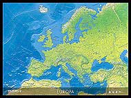 Carte d'Europe de Columbus.