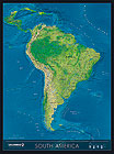 Sud Amerika Karte von Columbus.