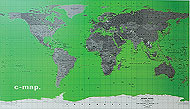 Papier Variante des Artikels: Welt Karte (ref. wk74-m)