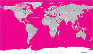 Variante papier de l'article: Carte du Monde (rf. wk74-o)