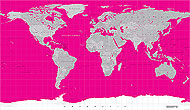 Variante papier de l'article: Carte du Monde (rf. wk74-g)