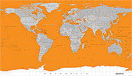 Papier Variante des Artikels: Welt Karte (ref. wk74-g)