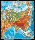 Asia Map from Klett-Perthes.