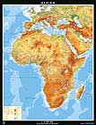 Carte d'Afrique de Klett-Perthes.