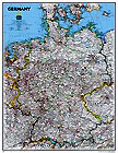 Laminierte Variante des Artikels: Deutschlandkarte oder Deutschland Karte (ref. 0-7922-9296-0)