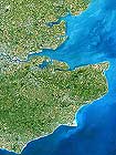 Kent & Thames Estuary Karte von Planet Observer.