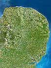 Carte d'East Anglia de Planet Observer. Carte d'East Anglia de Planet Observer.