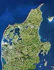 Carte de Midt-et- Nordjylland de Planet Observer.