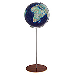 Variant of the Duo Alba World Globe with a cartography Azzurro