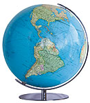 Variant of the Duo Globe with a base in chrome plated steel