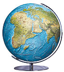 Variante de l'article Globe Terrestre Duorama avec un support en acier chromé