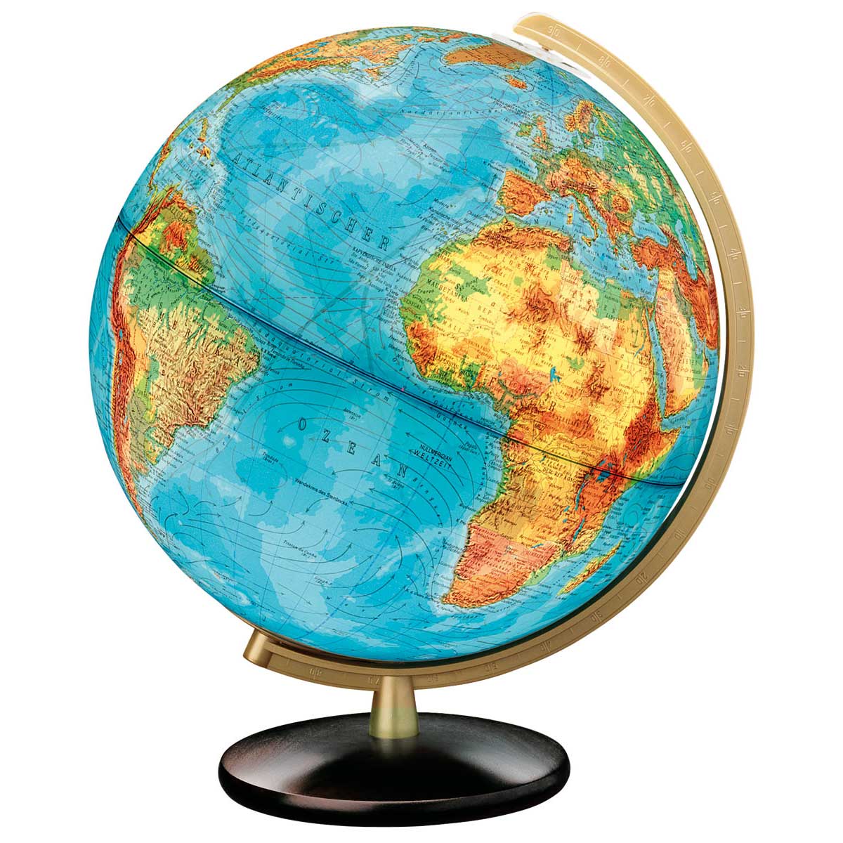 globe terrestre lumineux 34 Cm