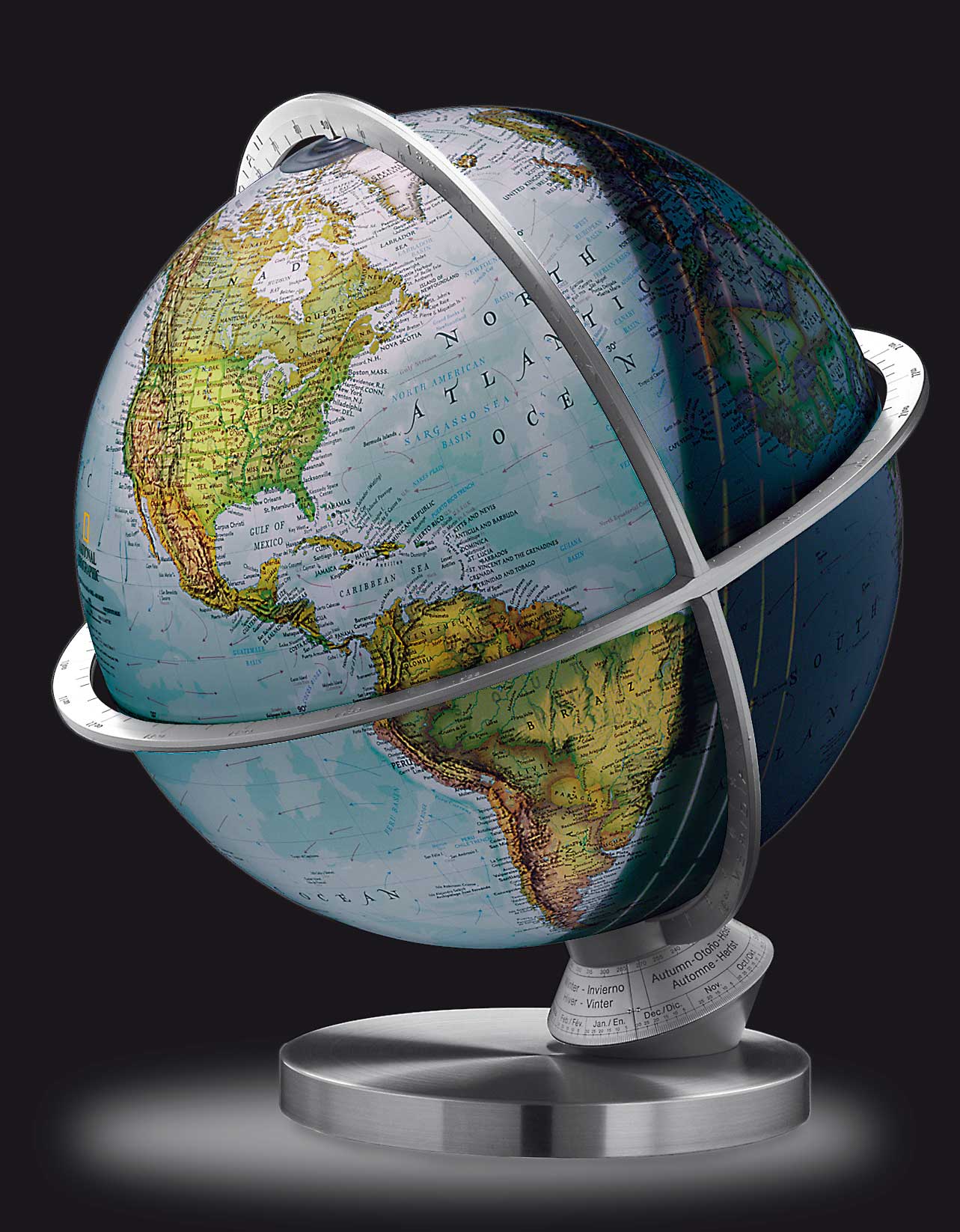 Ægte Metafor Sjældent National Geographic World Globe The Planet Earth